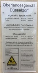 Schild Sprechzeiten